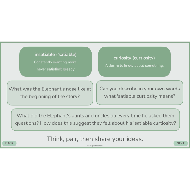 PlanBee Just So Stories KS2 | Reading Comprehension Year 4