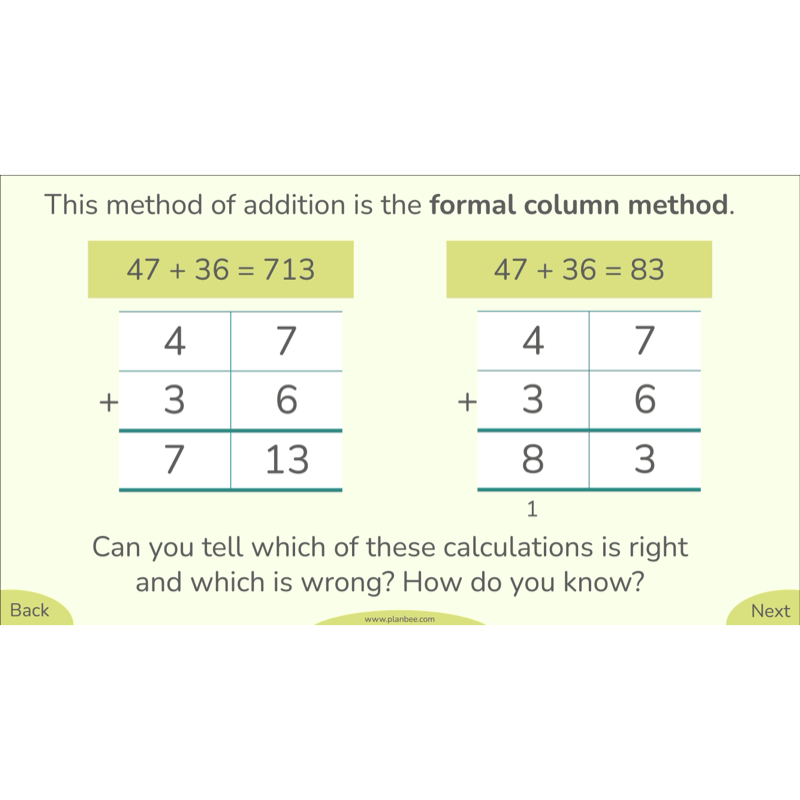 PlanBee Let's Add and Subtract Year 3 Maths Lessons by PlanBee