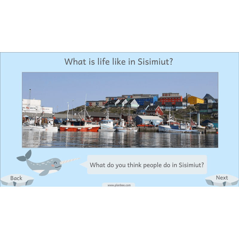 PlanBee Let's go to the Arctic KS1 Geography Lesson Pack