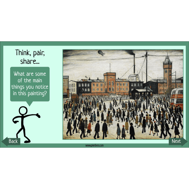 PlanBee LS Lowry KS2 - Year 3/4 Art Planning by PlanBee