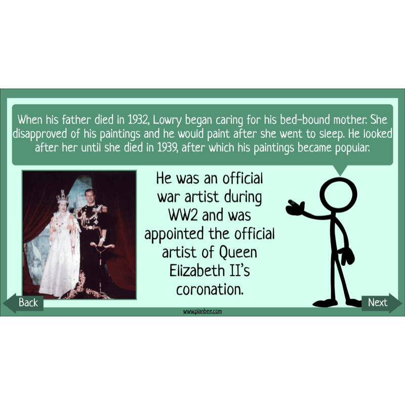 PlanBee LS Lowry KS2 - Year 3/4 Art Planning by PlanBee