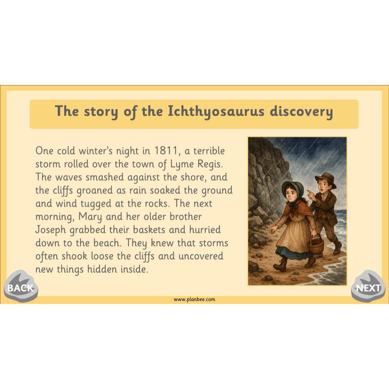 PlanBee Mary Anning KS1 | History Lesson Pack 