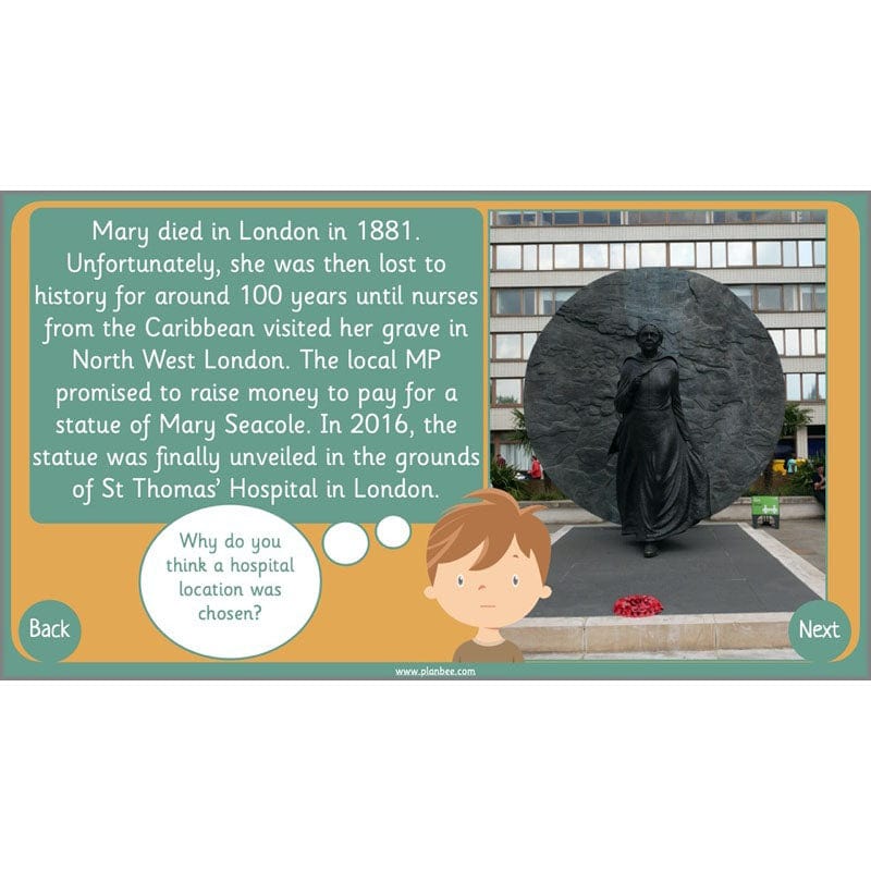 PlanBee Mary Seacole History KS1 lessons by Planbee