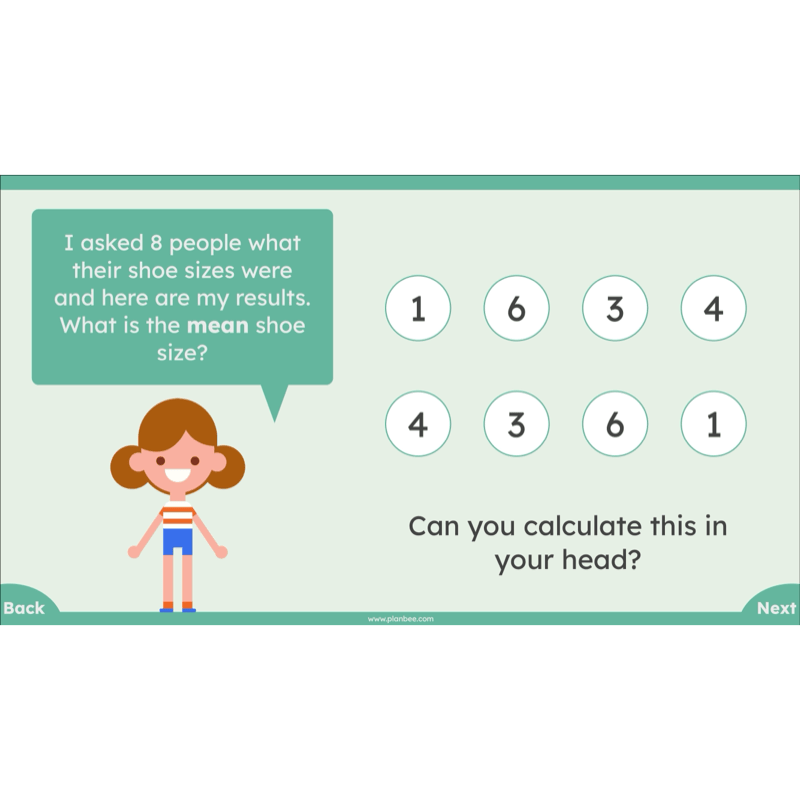 PlanBee Mean Median and Mode Year 6 Maths by PlanBee