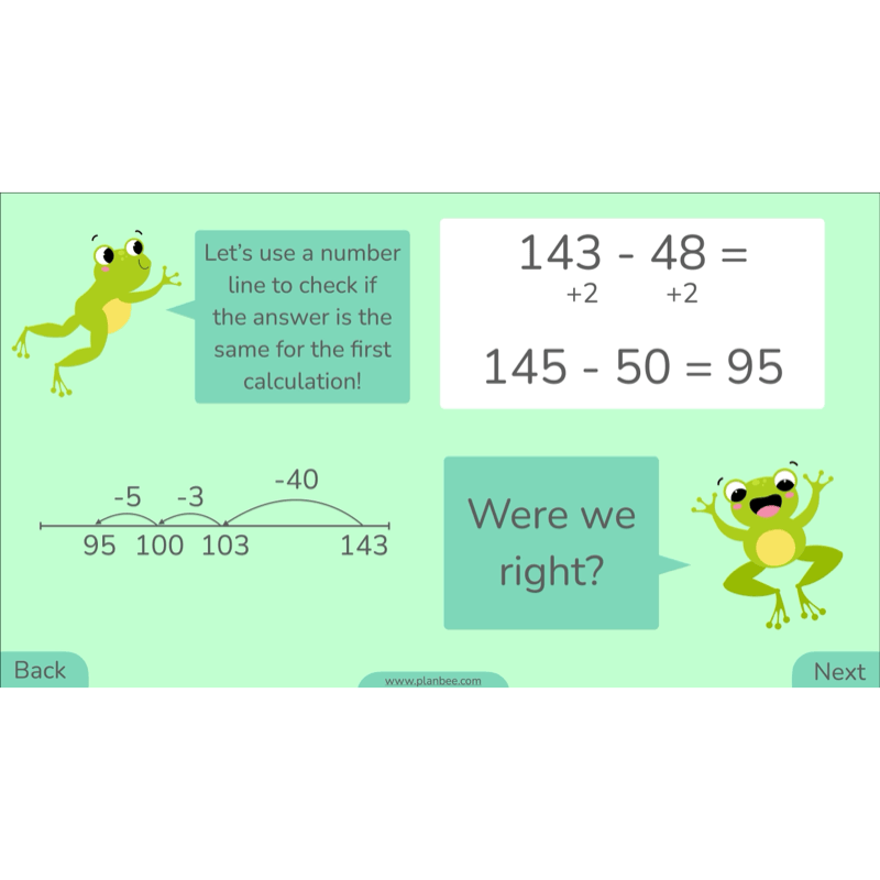 PlanBee Methods of Subtraction Year 4 Maths Lessons by PlanBee