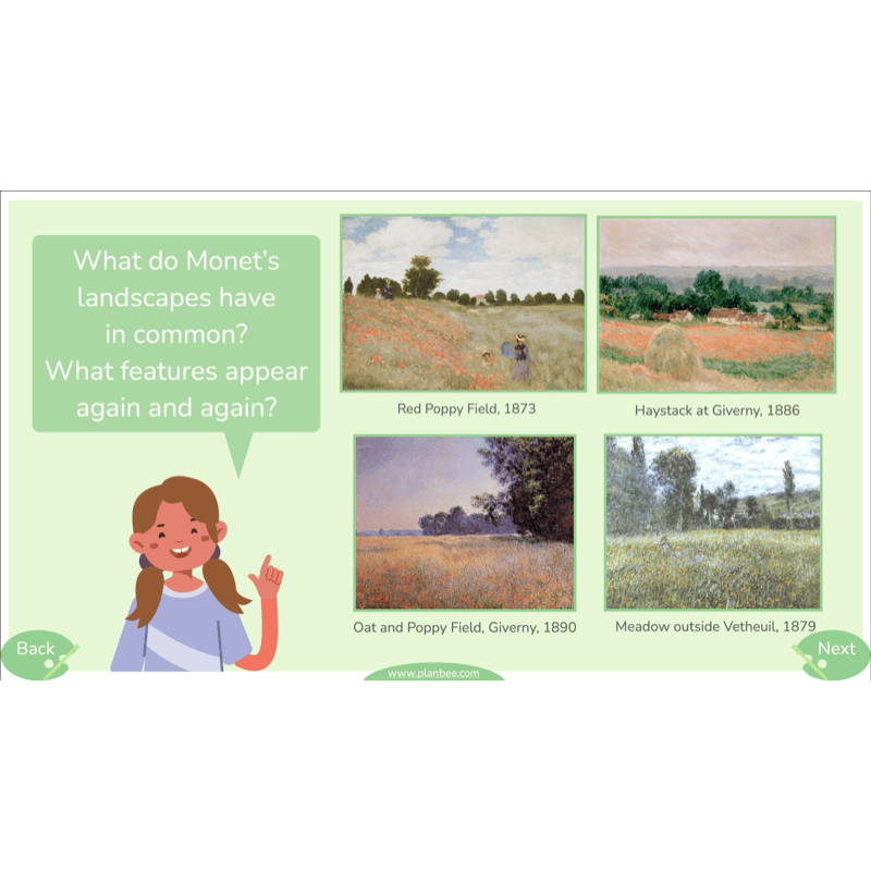 PlanBee Monet and the Impressionists | KS2 Art Lessons
