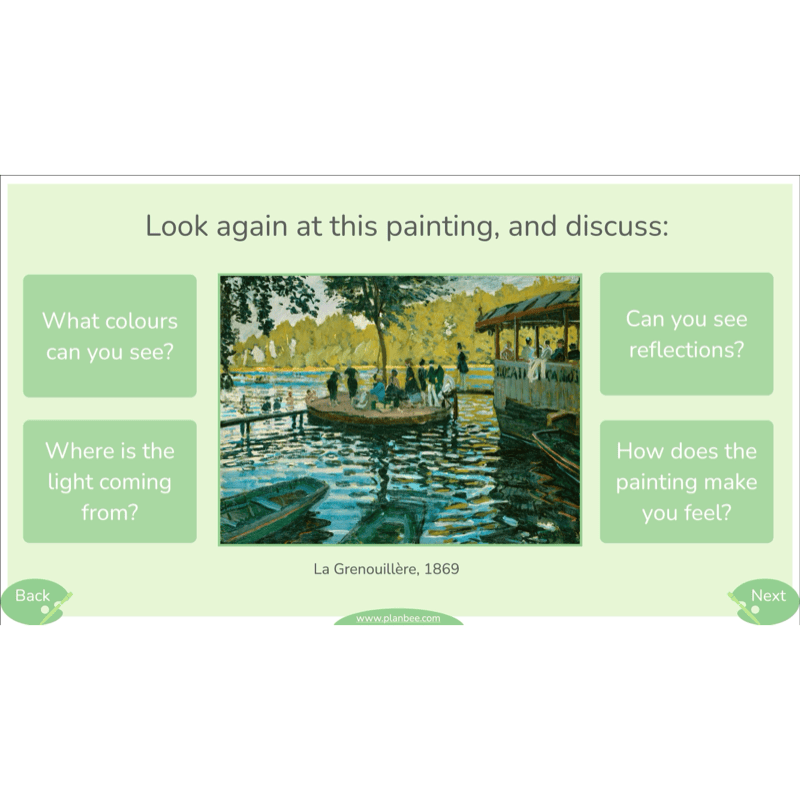 PlanBee Monet and the Impressionists | KS2 Art Lessons