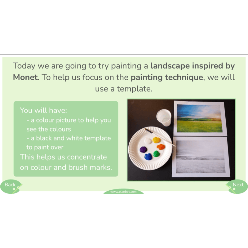 PlanBee Monet and the Impressionists | KS2 Art Lessons