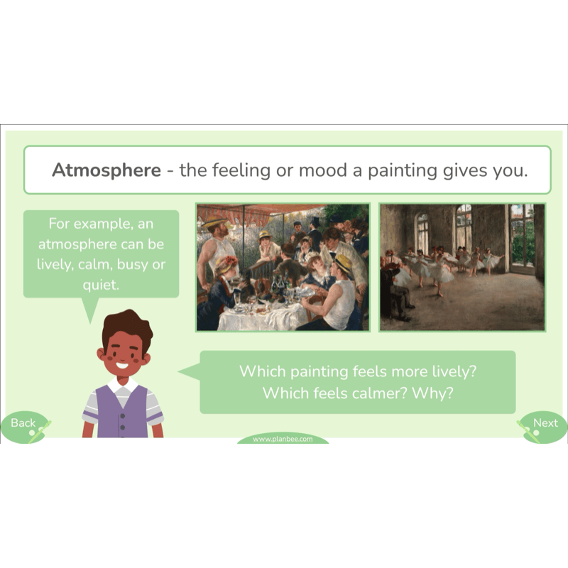 PlanBee Monet and the Impressionists | KS2 Art Lessons