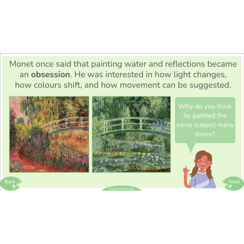 PlanBee Monet and the Impressionists | KS2 Art Lessons