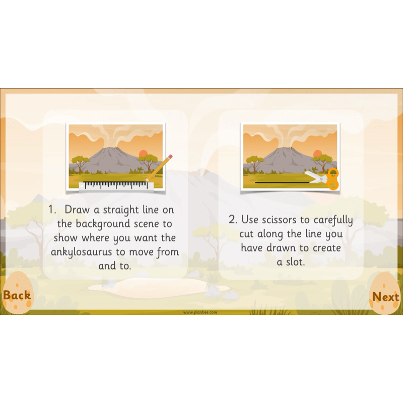 PlanBee Moving Dinosaurs KS1 | DT lessons