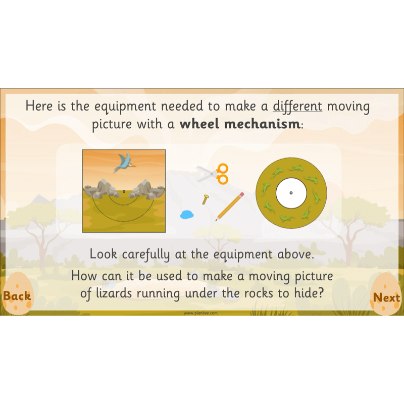 PlanBee Moving Dinosaurs KS1 | DT lessons