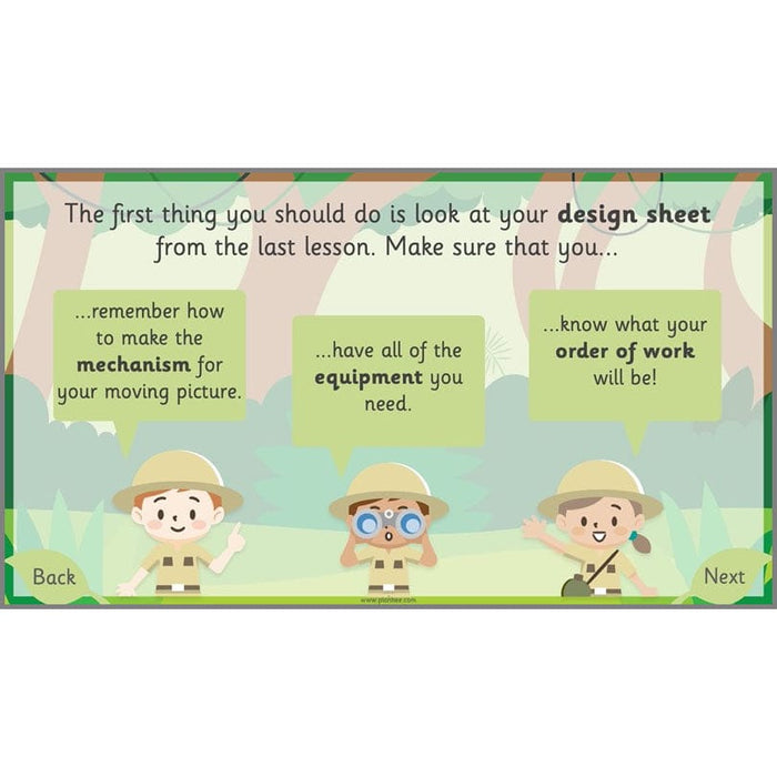 PlanBee Jungle-themed Sliders and Levers KS1 Lesson Pack | PlanBee