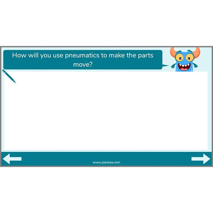 PlanBee Moving Monsters Year 3 KS2 Pneumatics Lessons by PlanBee