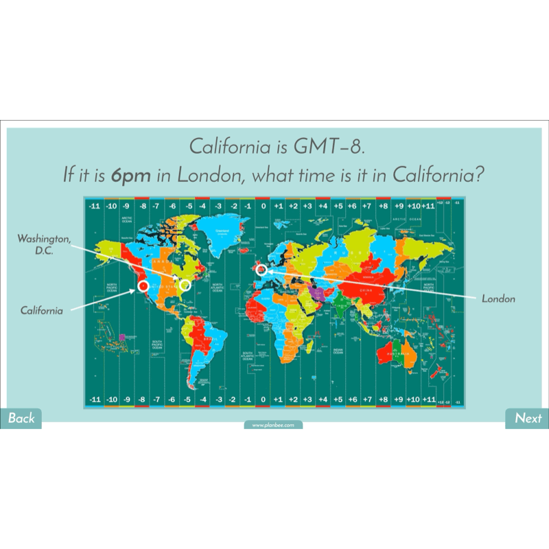 PlanBee North America KS2 Geography Lesson Pack