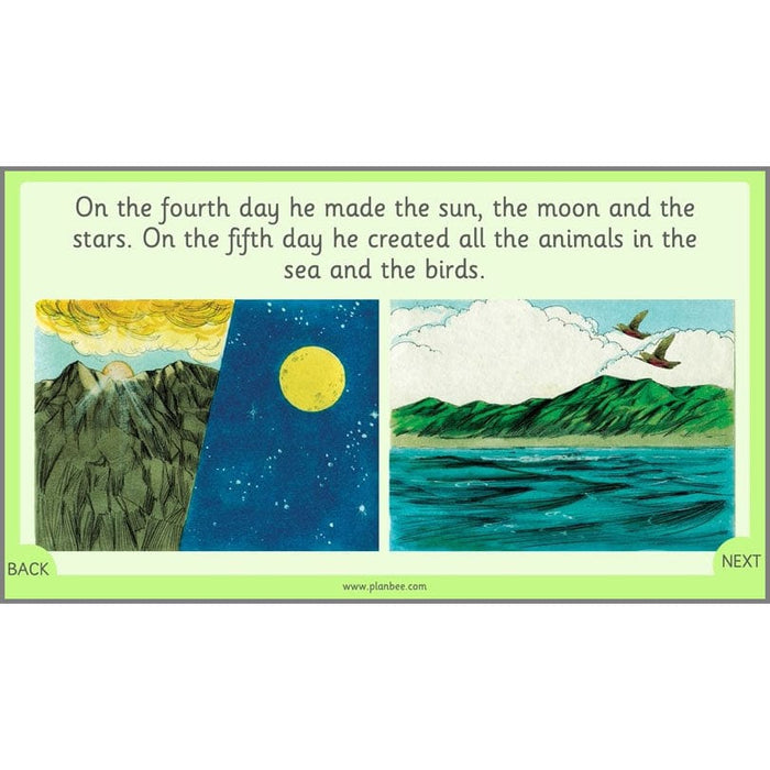 PlanBee Our Wonderful World - Creation Stories KS1 RE by PlanBee