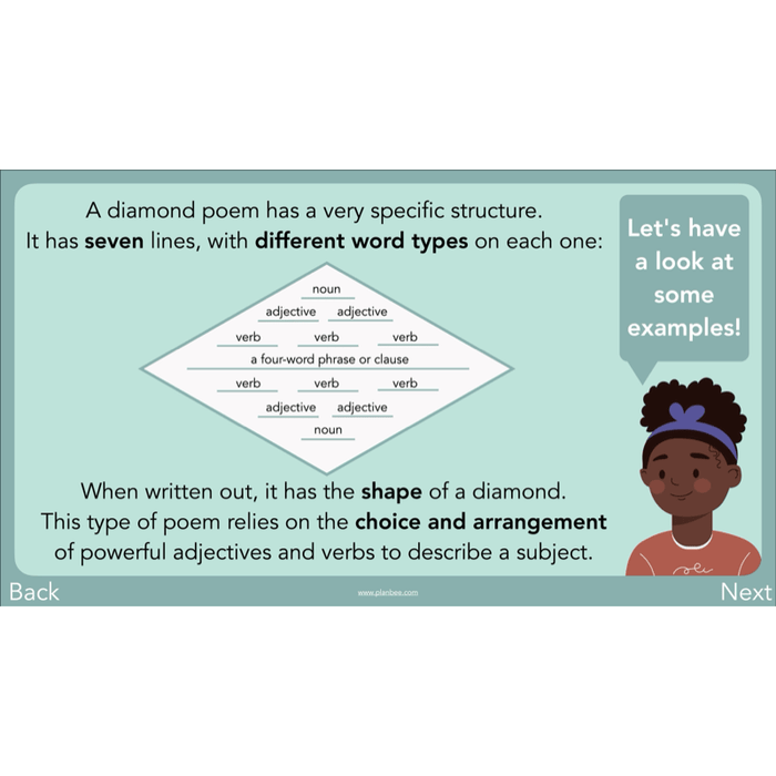 PlanBee Year 3 Patterns in Poetry | Investigating Types of Poems