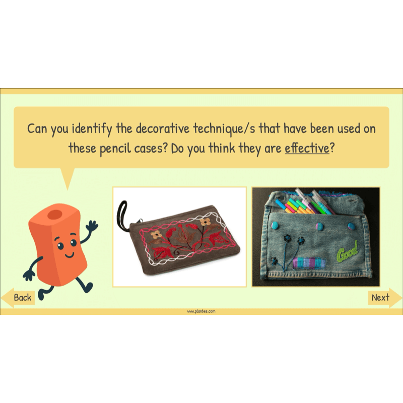 PlanBee Pencil Cases - Textiles: DT Lesson Plans for KS2 Y3/4