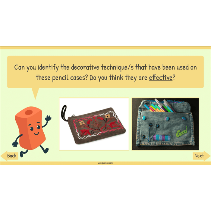 PlanBee Pencil Cases - Textiles: DT Lesson Plans for KS2 Y3/4
