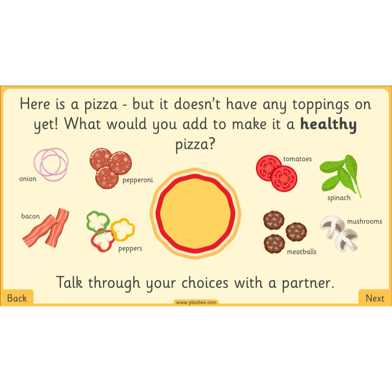 PlanBee Perfect Pizzas KS1 DT Lesson Pack