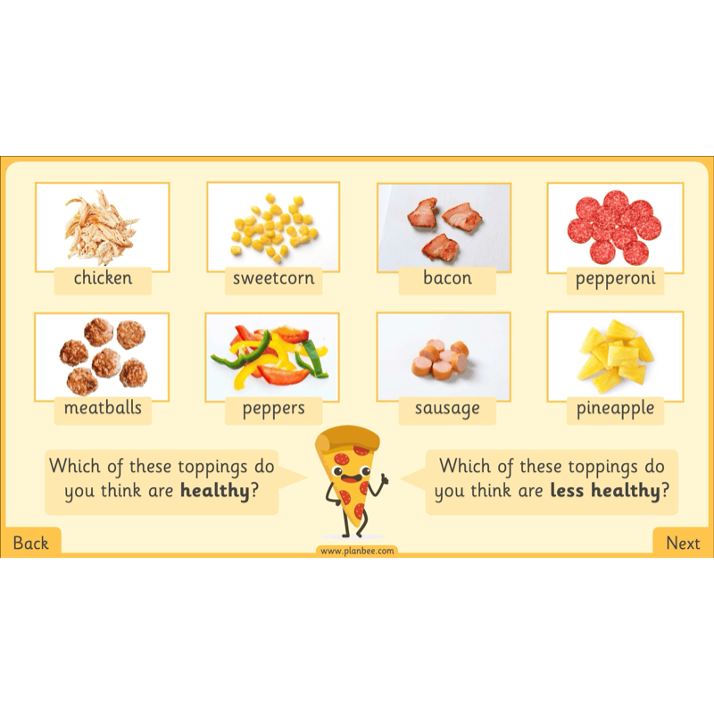 PlanBee Perfect Pizzas KS1 DT Lesson Pack