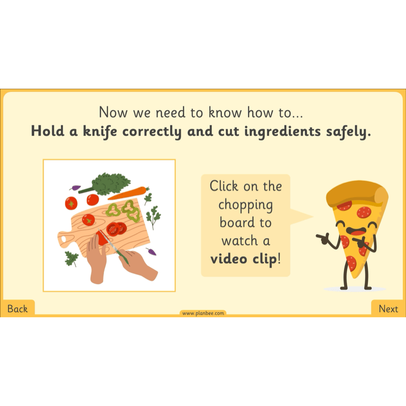PlanBee Perfect Pizzas KS1 DT Lesson Pack
