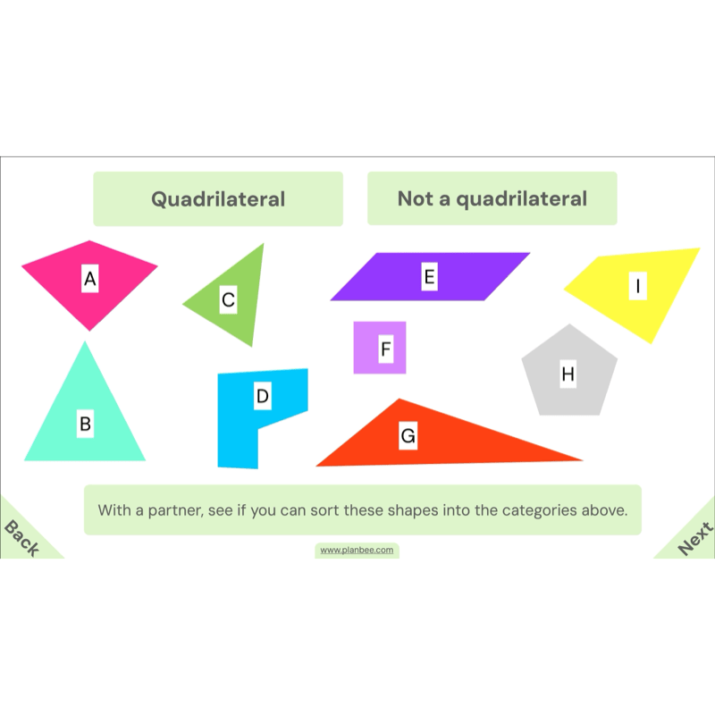 PlanBee Year 4 Properties of 2D Shapes KS2 Maths by PlanBee