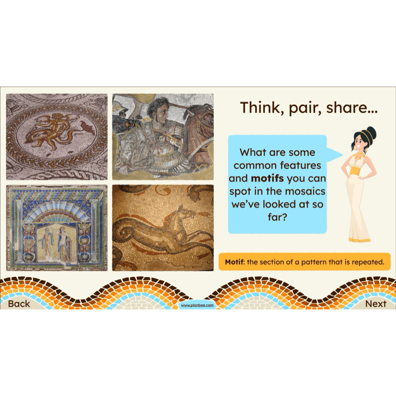 PlanBee Roman Mosaics KS2 Art Planning