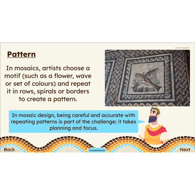 PlanBee Roman Mosaics KS2 Art Planning