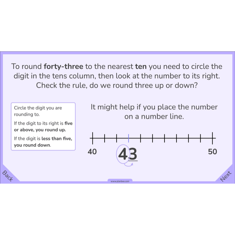 PlanBee Rounding and Ordering Numbers Year 4 Place Value by PlanBee