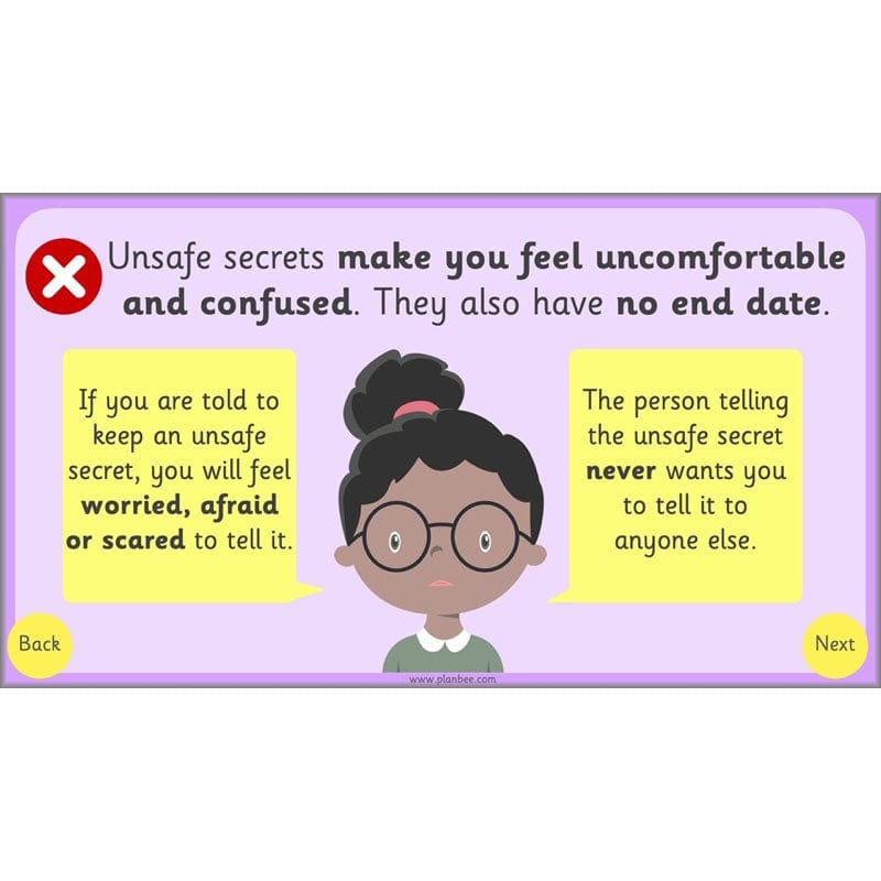 PlanBee Safe Spaces and Boundaries PSHE KS1 lessons by PlanBee