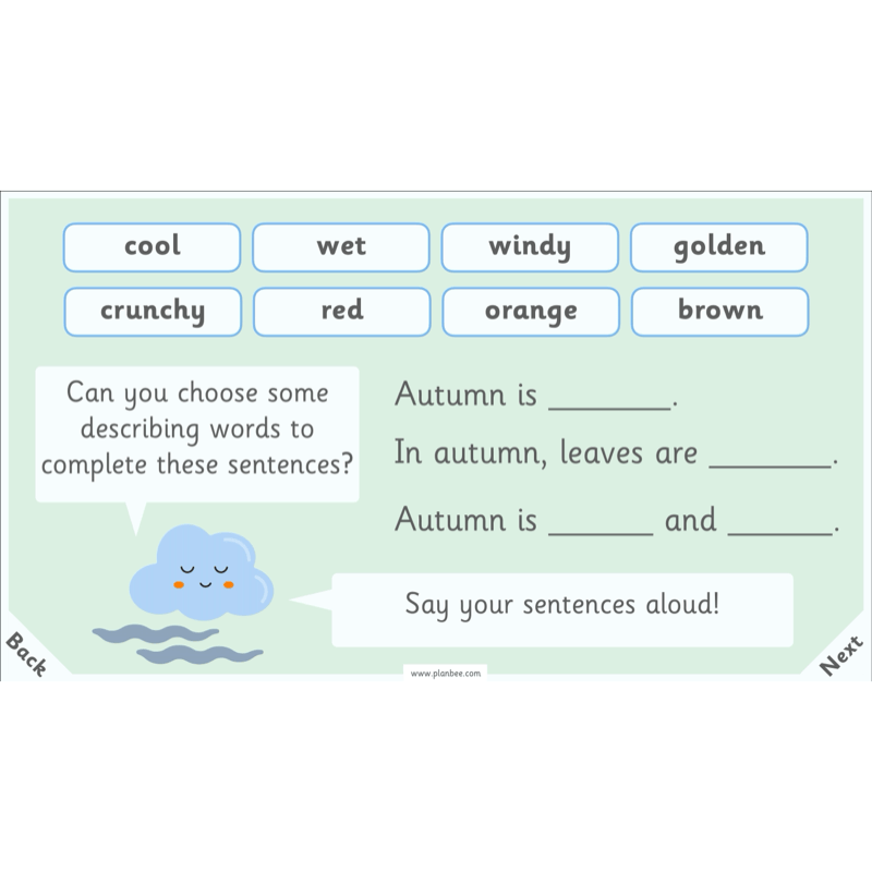 PlanBee Season Diaries | Year 1 English