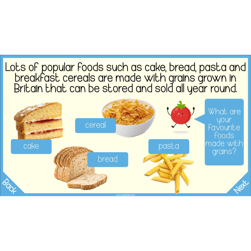 PlanBee Seasonal Food Seasonality KS2 cooking lessons by PlanBee