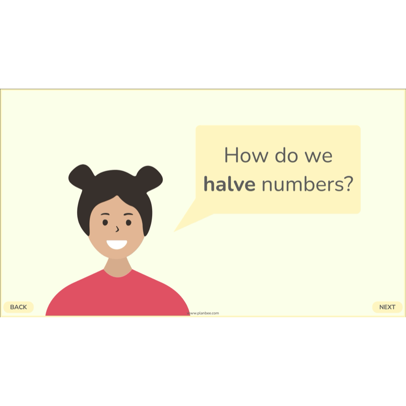 PlanBee Doubling and Halving Year 4 Maths Lessons by PlanBee
