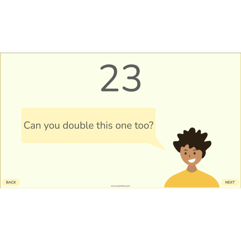 PlanBee Doubling and Halving Year 4 Maths Lessons by PlanBee