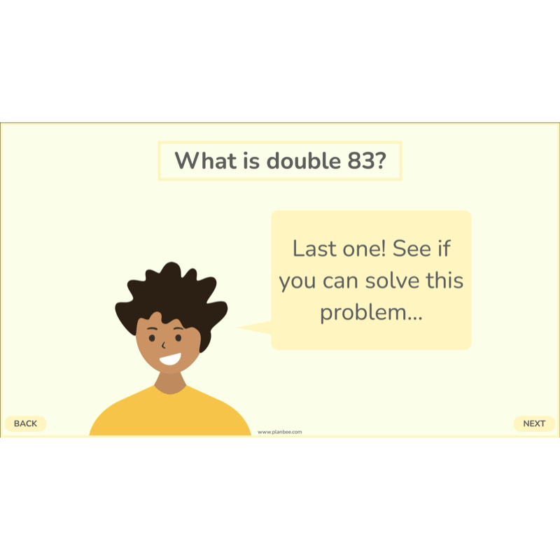 PlanBee Doubling and Halving Year 4 Maths Lessons by PlanBee