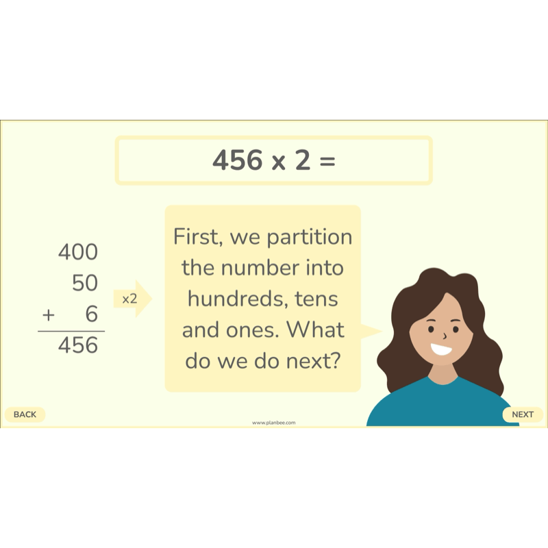 PlanBee Doubling and Halving Year 4 Maths Lessons by PlanBee