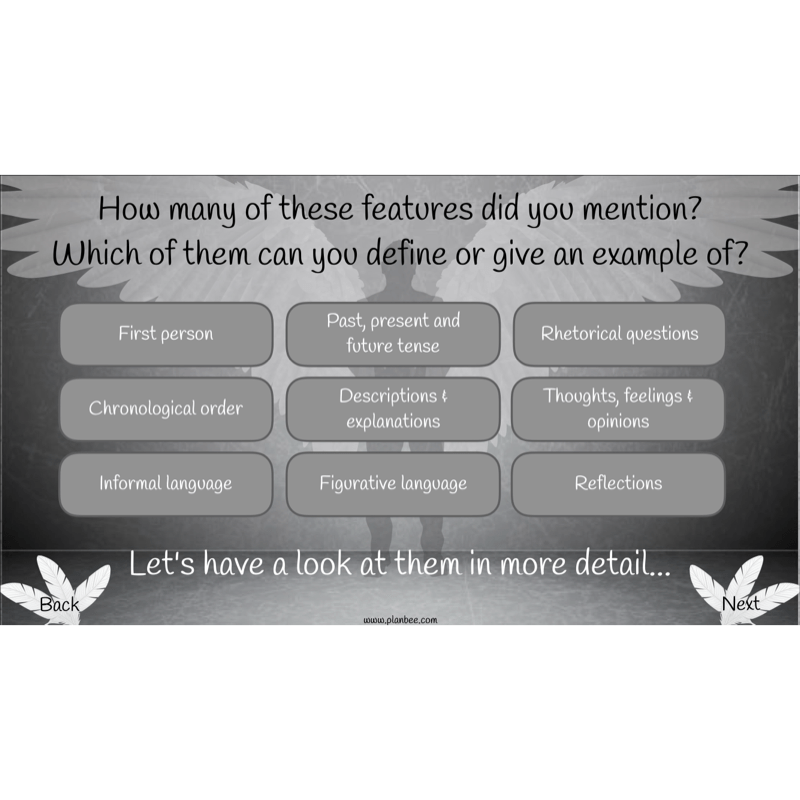 PlanBee Skellig Diary Entries KS2 | Year 6 English Lesson Pack