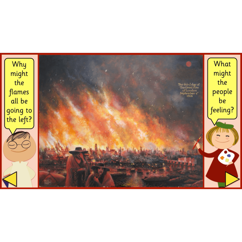 PlanBee Great Fire of London Art Ideas | PlanBee KS1 Art Lesson