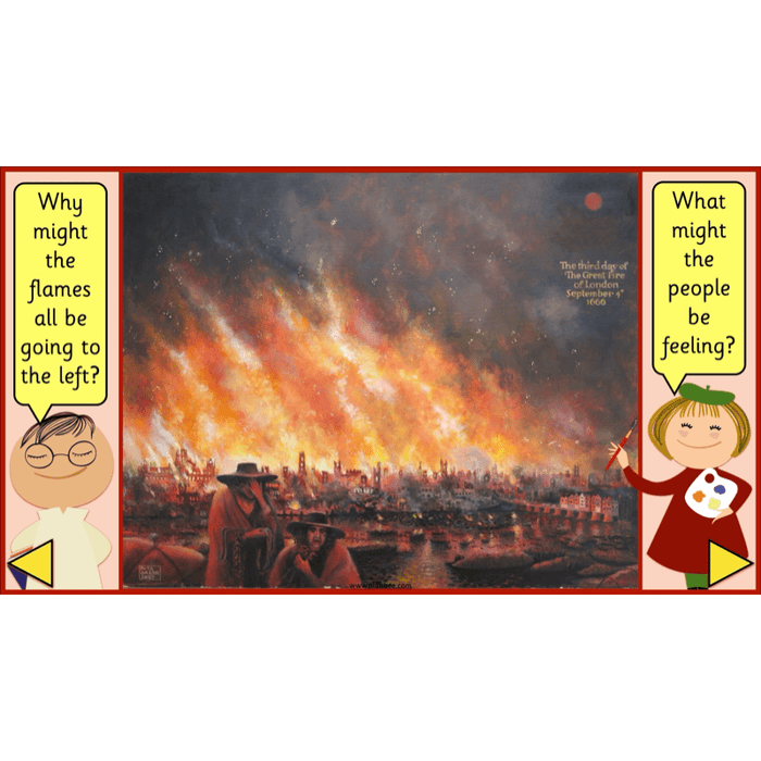 PlanBee Great Fire of London Art Ideas | PlanBee KS1 Art Lesson