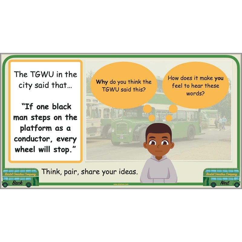 PlanBee Bristol Bus Boycott History KS2 lessons by PlanBee