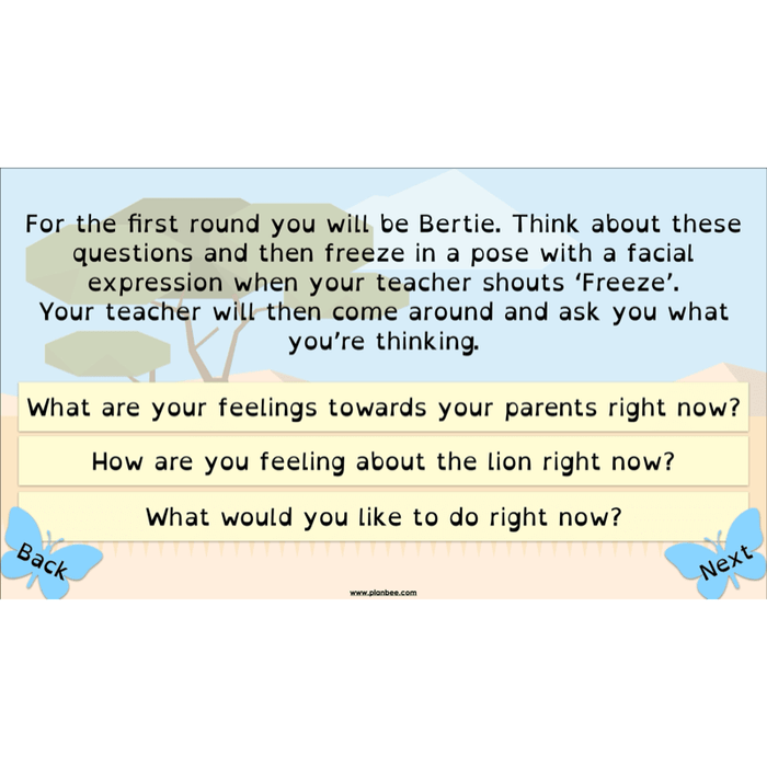 PlanBee The Butterfly Lion: Balanced Arguments KS2 Lesson Pack