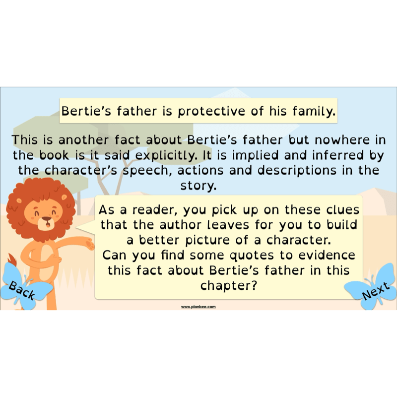PlanBee FREE Mini-scheme | The Butterfly Lion Reading Skills KS2