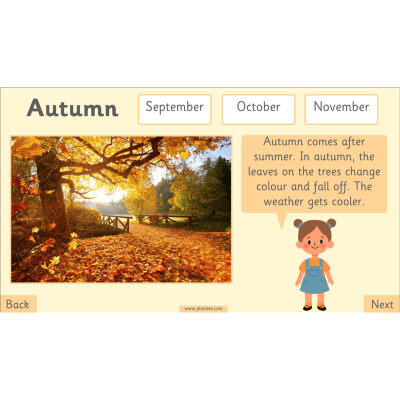 PlanBee The Four Seasons KS1 Geography Lesson Pack