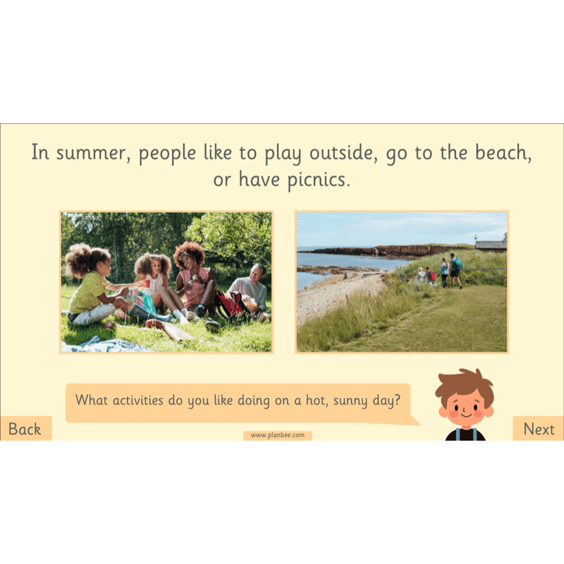 PlanBee The Four Seasons KS1 Geography Lesson Pack