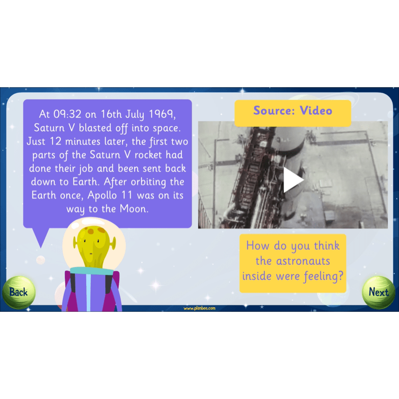 PlanBee The History of Space Travel KS1 Lesson Plans & Resources