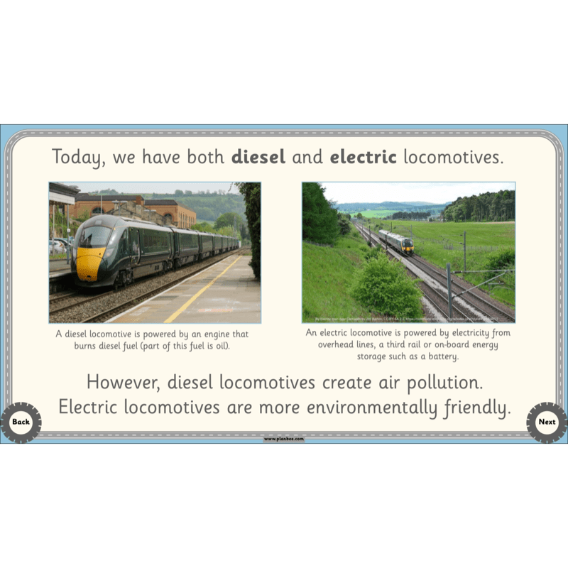 PlanBee The History of Transport KS1 History Lesson Pack