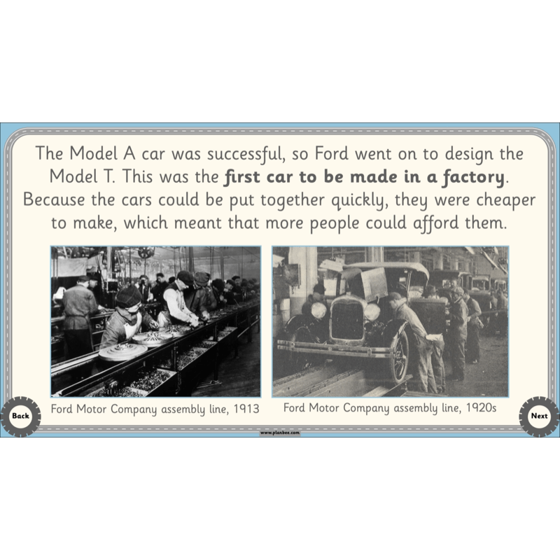 PlanBee The History of Transport KS1 History Lesson Pack