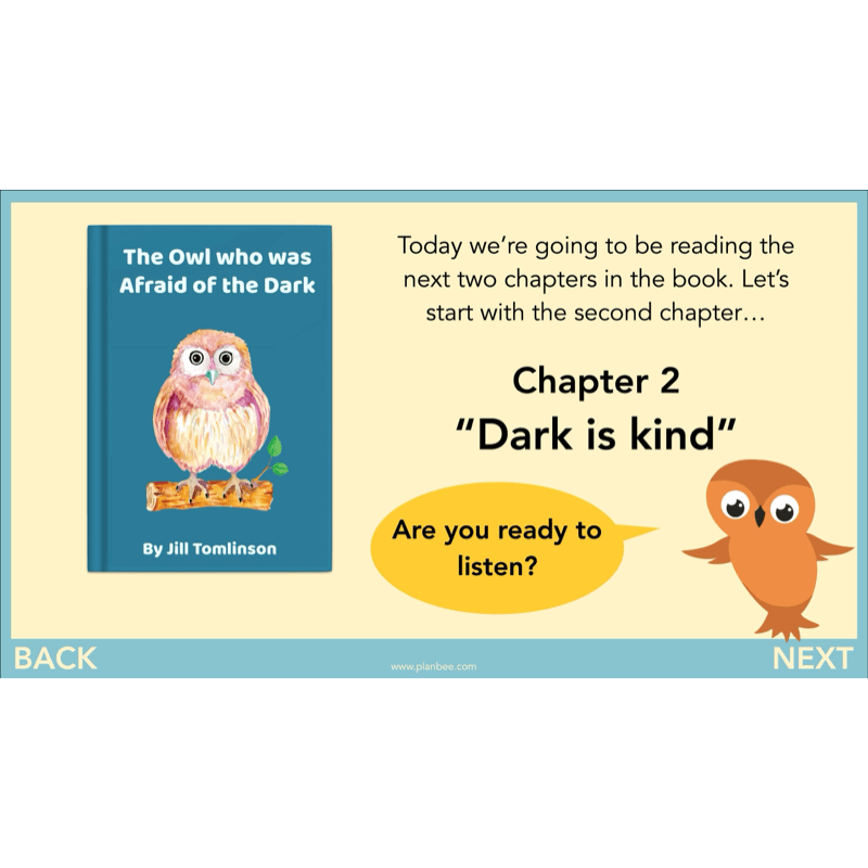 PlanBee The Owl who was Afraid of the Dark | KS2 Comprehension