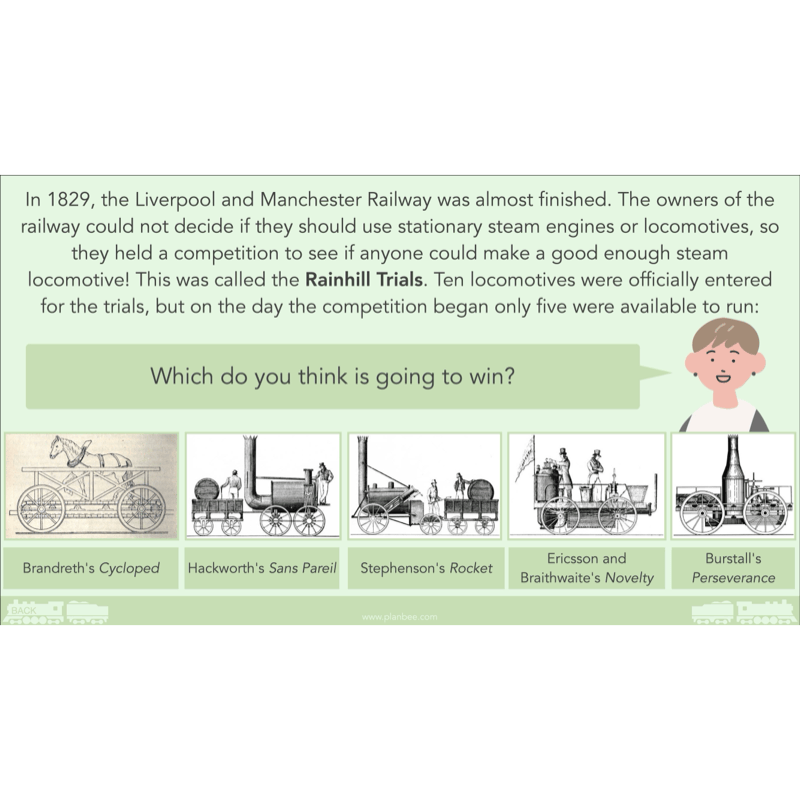 PlanBee The Railway Revolution: Industrial Revolution KS2 PlanBee